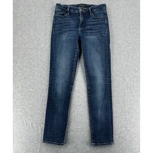 Lucky Brand Jeans Womens Size 2/26 Hayden Skinny Dark Wash Distressed Stretch